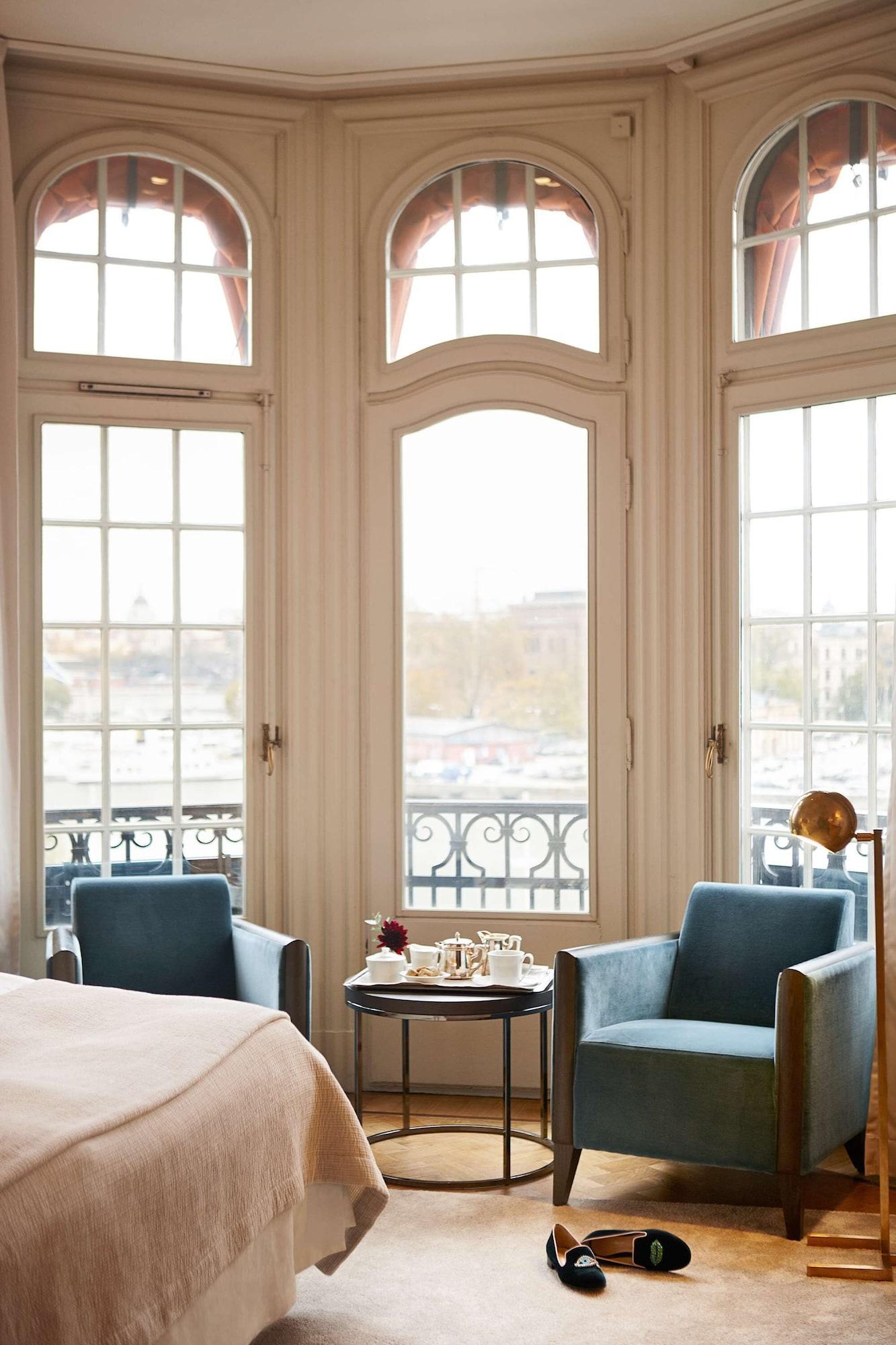 Hotel Diplomat Stockholm Kültér fotó A room at the hotel