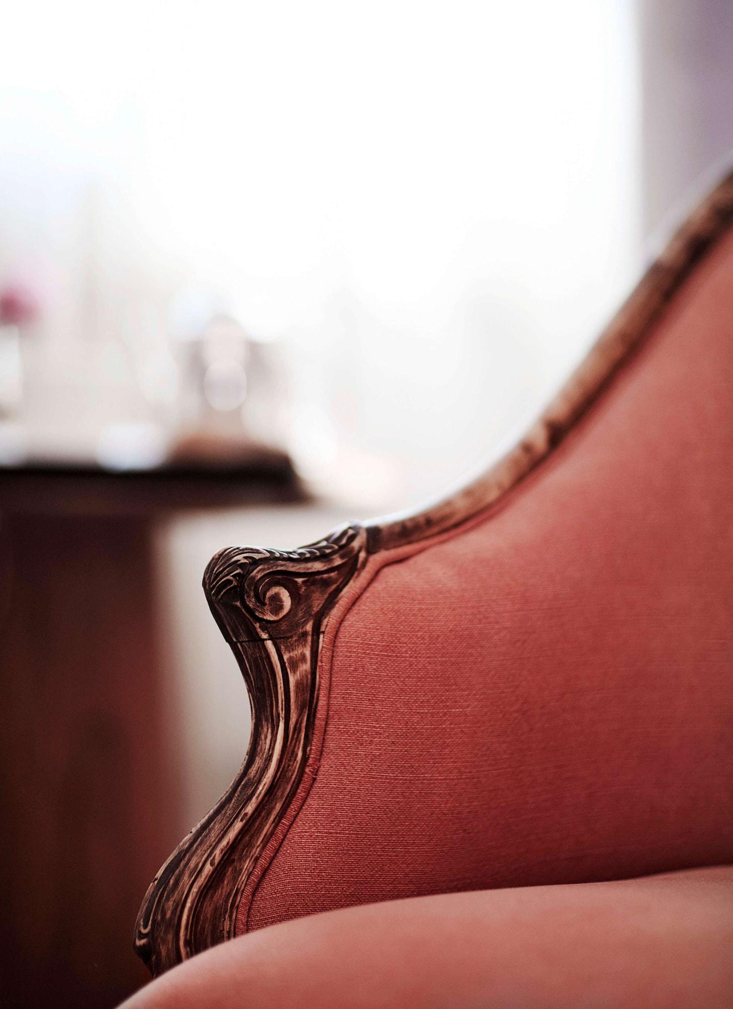 Hotel Diplomat Stockholm Kültér fotó Detail of a Louis XV armchair